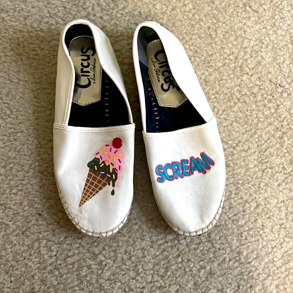 Circus by Sam Edelman white ballet shoes NWOT